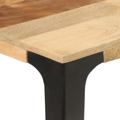 vidaXL Dining Table Kitchen Table Dining Room Dinner Table Solid Mango Wood-3