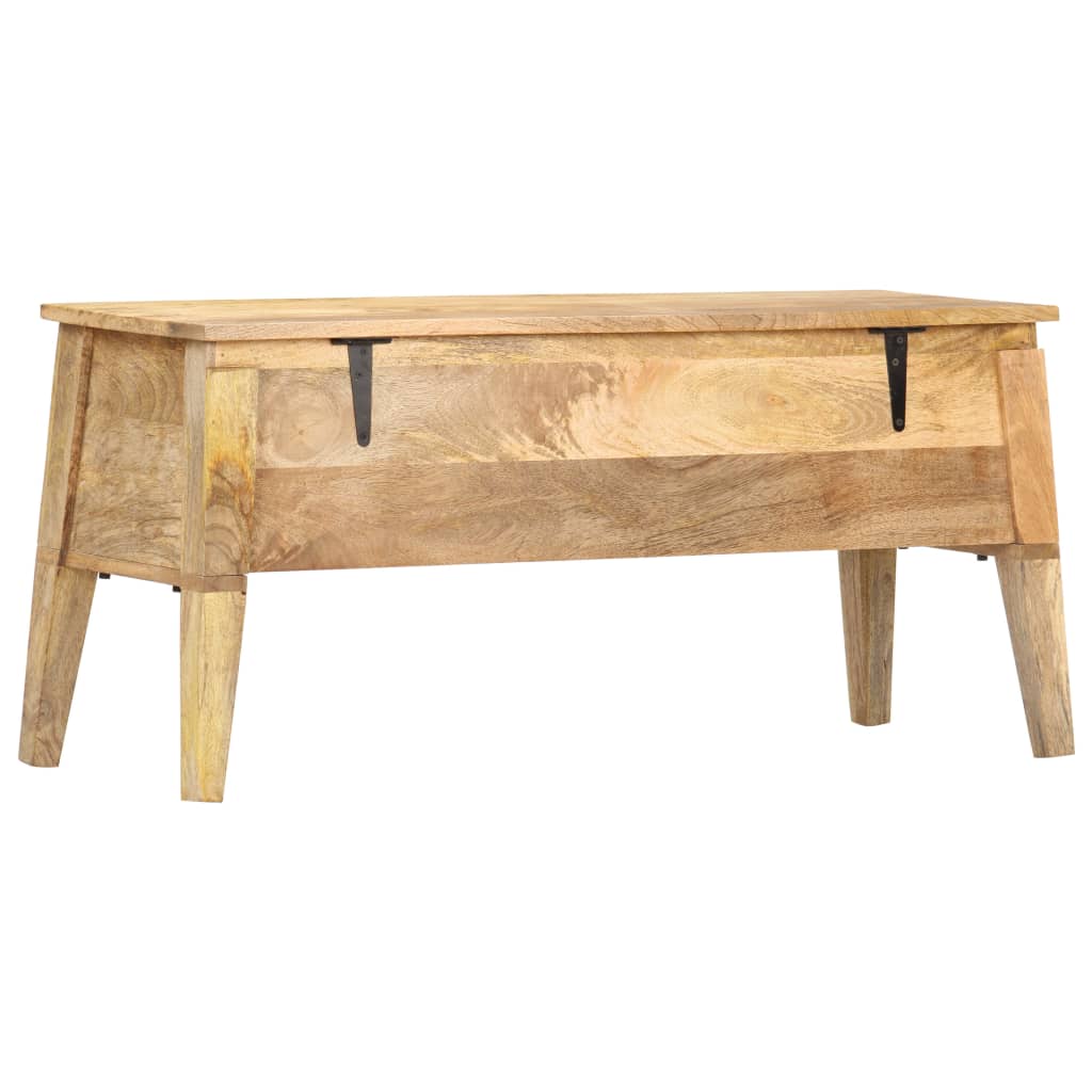 vidaXL Storage Box 39"x13.8"x18.9" Solid Mango Wood-3