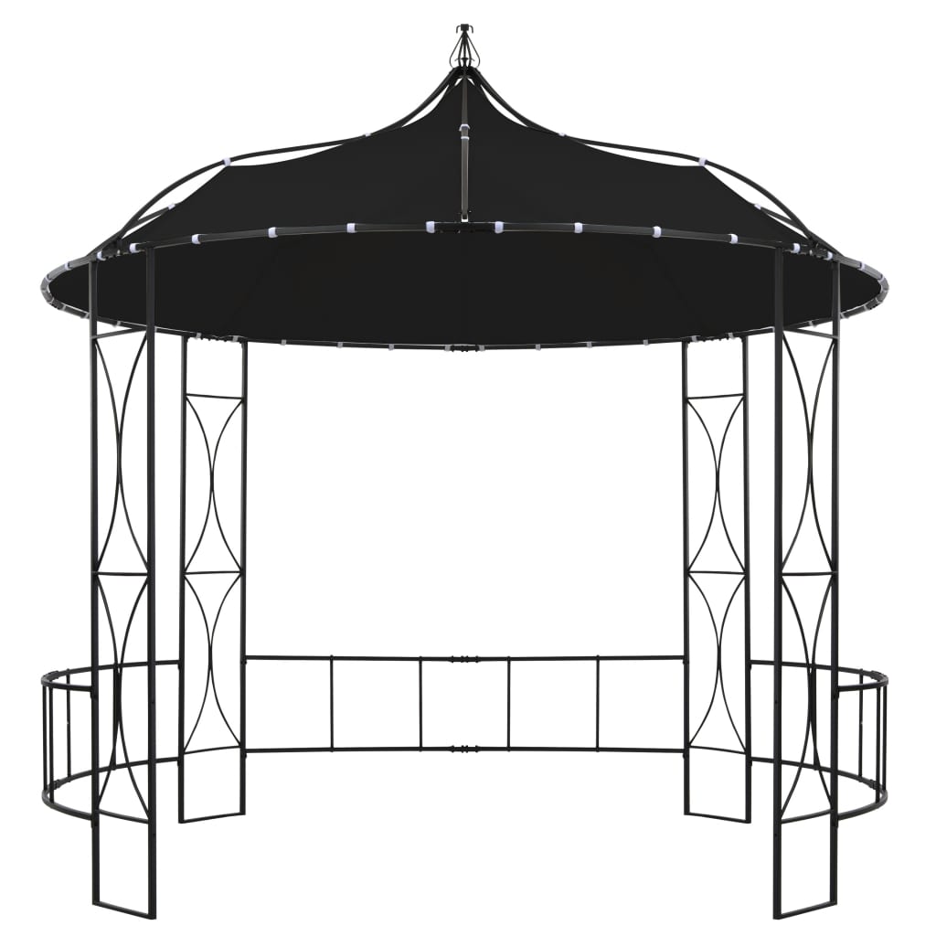 vidaXL Gazebo Outdoor Canopy Party Tent Patio Pavilion Shade with Roof Round-3