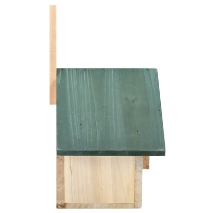 vidaXL Bird Houses 4 pcs 9.4"x6.3"x11.8" Firwood-3