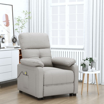 vidaXL Massage Chair Leisure Adjustable Chair for Home Theater Cinema Fabric-12