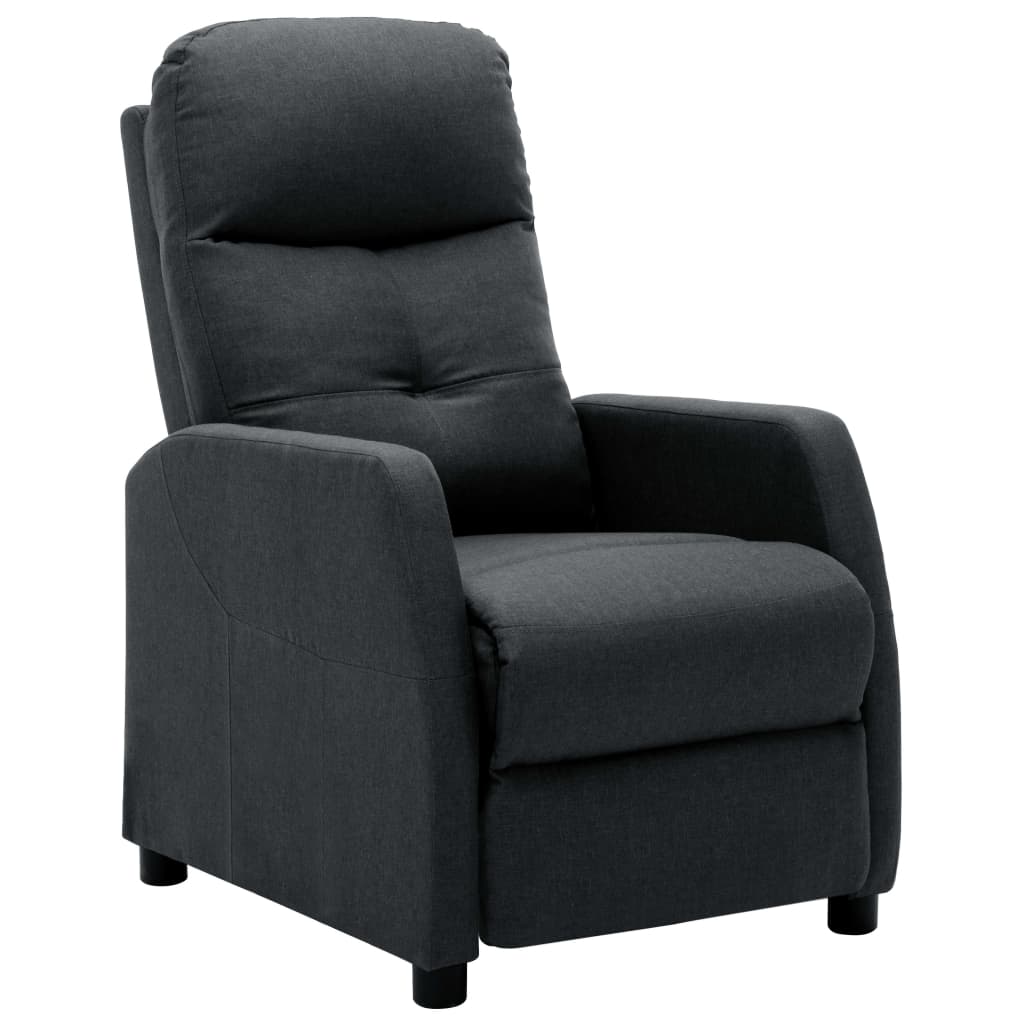 vidaXL Recliner Leisure Adjustable Cozy Chair for Home Theater Cinema Fabric-2