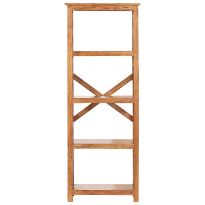 vidaXL Bookshelf Book Rack Standing Shelves Wall Bookcase Solid Wood Acacia-3