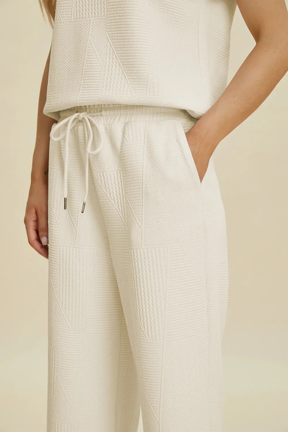 Double Take Full Size Collared Neck Short Sleeve Top and Pants Set