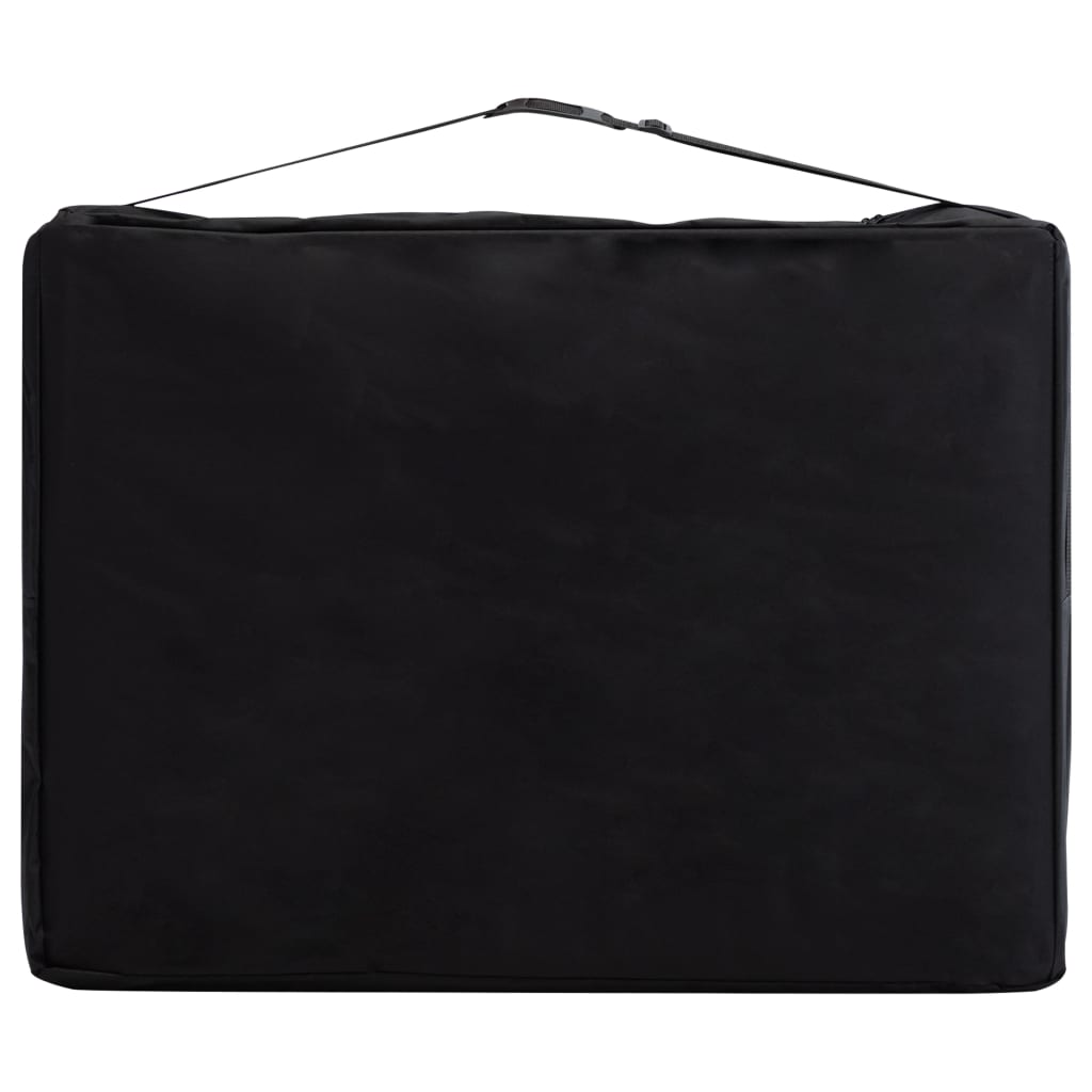 vidaXL Massage Table Foldable Massage Bed Salon Therapy Table 3 Zones Wood-3