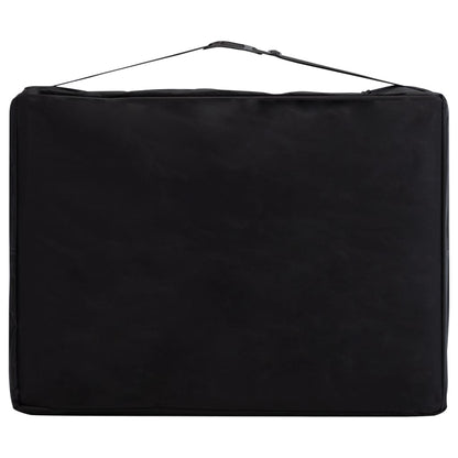 vidaXL Massage Table Foldable Massage Bed Salon Therapy Table 3 Zones Wood-3