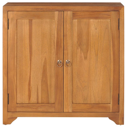 vidaXL Cabinet 27.6"x11.8"x27.6" Solid Wood Teak-0