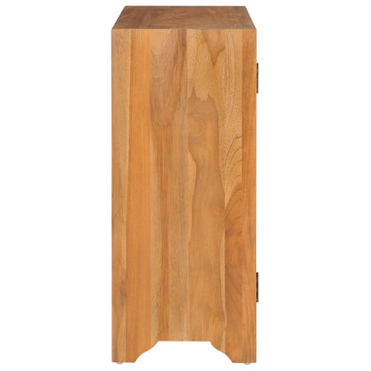 vidaXL Cabinet 27.6"x11.8"x27.6" Solid Wood Teak-2
