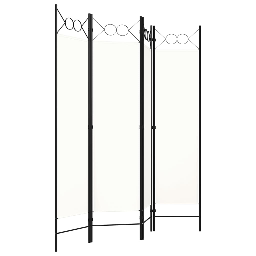 vidaXL Room Divider Freestanding Folding Privacy Screen for Room Separation-4