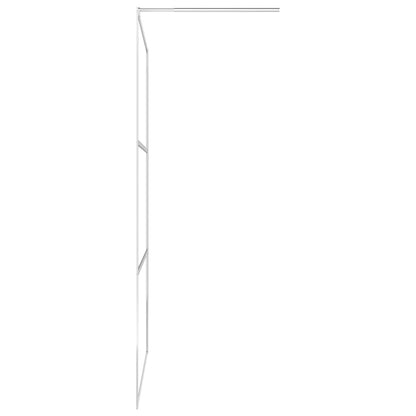 vidaXL Walk-in Shower Wall with Clear ESG Glass 35.4"x76.8"-3