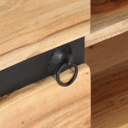 vidaXL Sideboard 47.2"x11.8"x29.5" Solid Acacia Wood-2