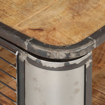 vidaXL Coffee Table 39.4"x19.7"x13.8" Solid Mango Wood-1