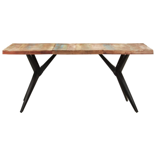 vidaXL Dining Table 70.9"x35.4"x29.9" Solid Reclaimed Wood-0
