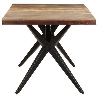 vidaXL Dining Table 70.9"x35.4"x29.9" Solid Reclaimed Wood-1