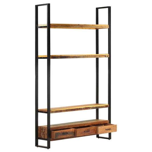 vidaXL Bookshelf 46.5"x11.8"x78.7" Solid Reclaimed Wood-0