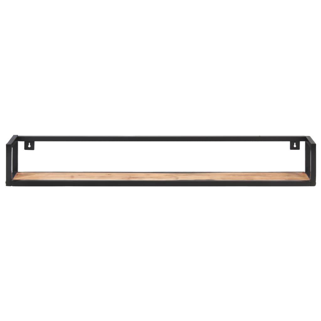 vidaXL Wall Shelves 2 pcs 47.2" Solid Acacia Wood-1