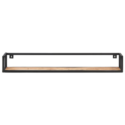 vidaXL Wall Shelves 2 pcs 47.2" Solid Acacia Wood-1