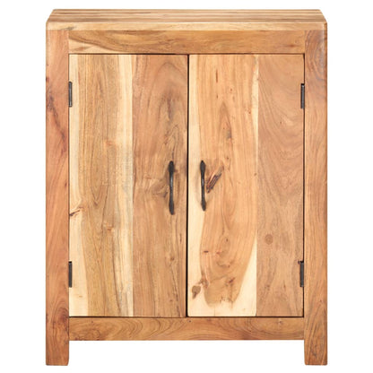 vidaXL Sideboard 23.6"x13.8"x29.5" Solid Acacia Wood-2