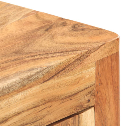 vidaXL Sideboard 23.6"x13.8"x29.5" Solid Acacia Wood-4