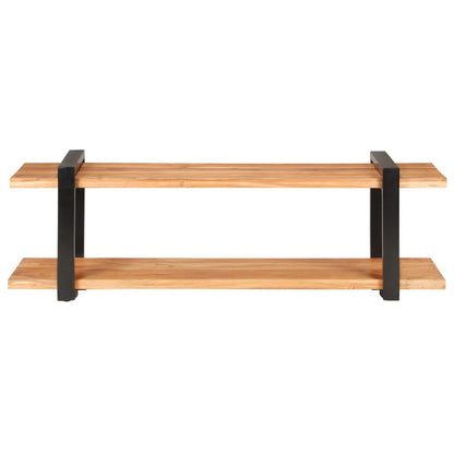 vidaXL TV Stand 51.2"x15.7"x15.7" Solid Wood Acacia-0
