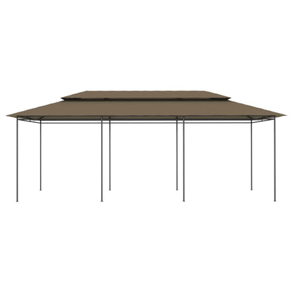 vidaXL Gazebo 236.2"x117.3"x106.3" Taupe 0.6 oz/ft²-3