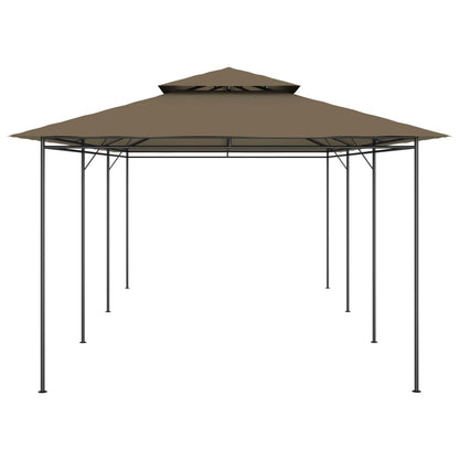 vidaXL Gazebo 236.2"x117.3"x106.3" Taupe 0.6 oz/ft²-4
