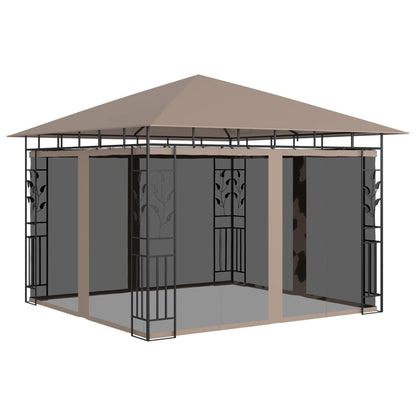 vidaXL Gazebo Outdoor Canopy Wedding Tent Patio Pavilion with Mosquito Net-0