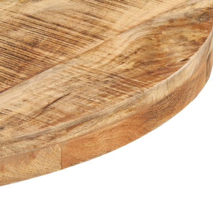 vidaXL Bistro Table Round Ø23.6"x29.5" Rough Mango Wood-3