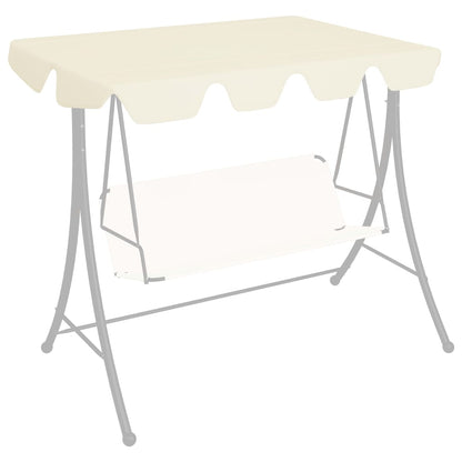 vidaXL Replacement Canopy for Swing Outdoor Swing Cover Replacement Sunshade-16