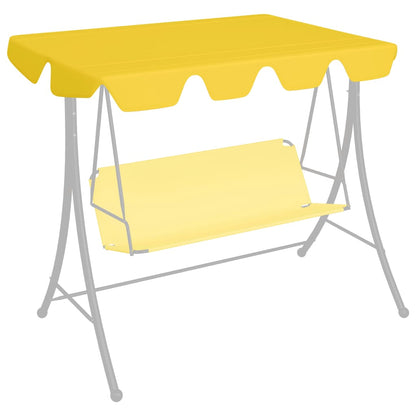 vidaXL Replacement Canopy for Swing Outdoor Swing Cover Replacement Sunshade-22