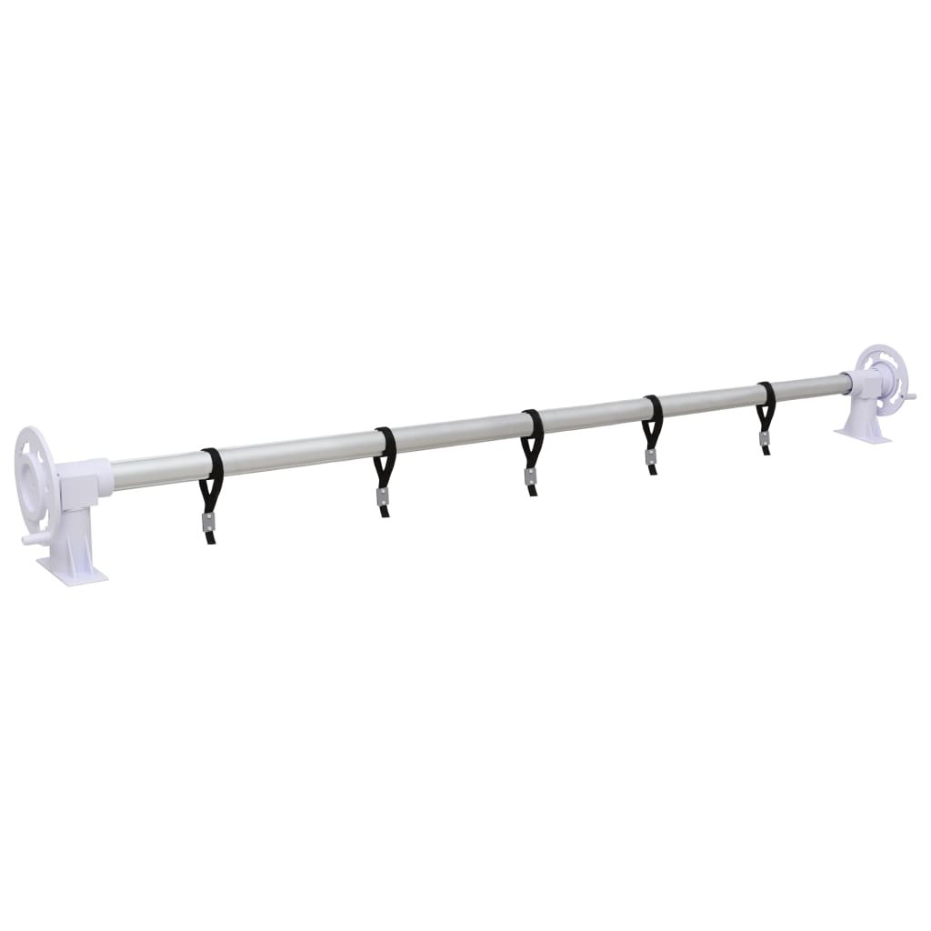 vidaXL Pool Cover Roller with Plastic Base-2