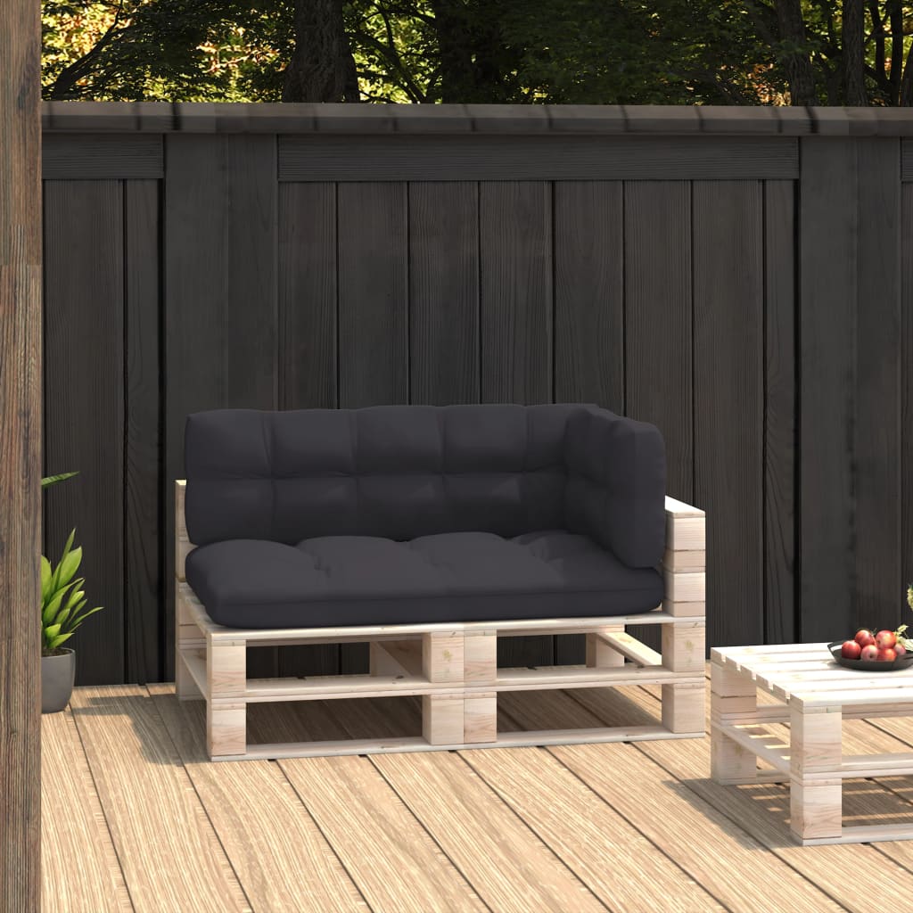 vidaXL Chair Cushion 3 Pcs Water Repellent Outdoor Cushion Sofa Pad Fabric-5