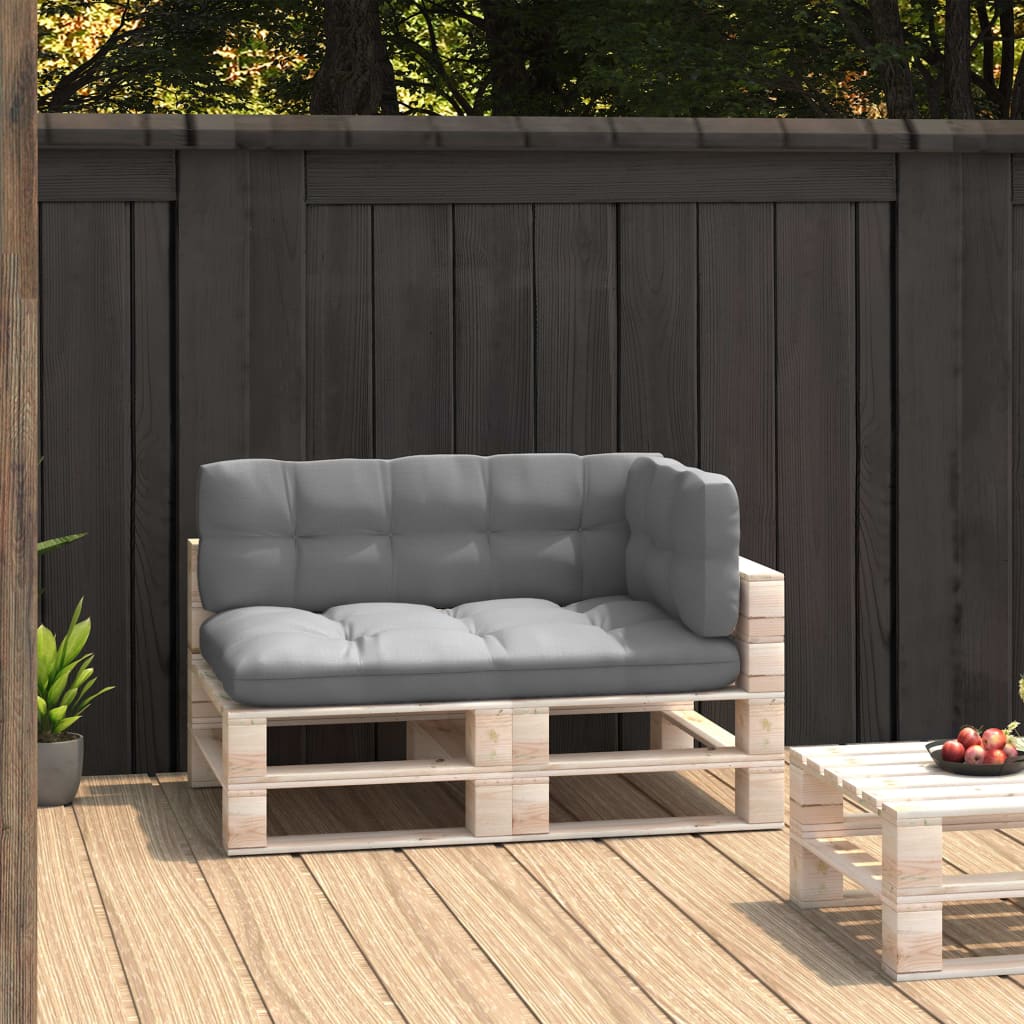 vidaXL Chair Cushion 3 Pcs Water Repellent Outdoor Cushion Sofa Pad Fabric-8