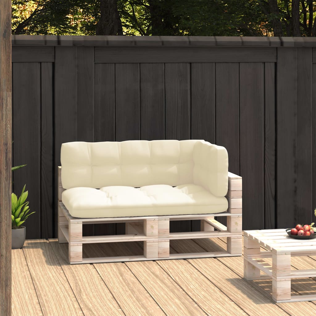 vidaXL Chair Cushion 3 Pcs Water Repellent Outdoor Cushion Sofa Pad Fabric-7