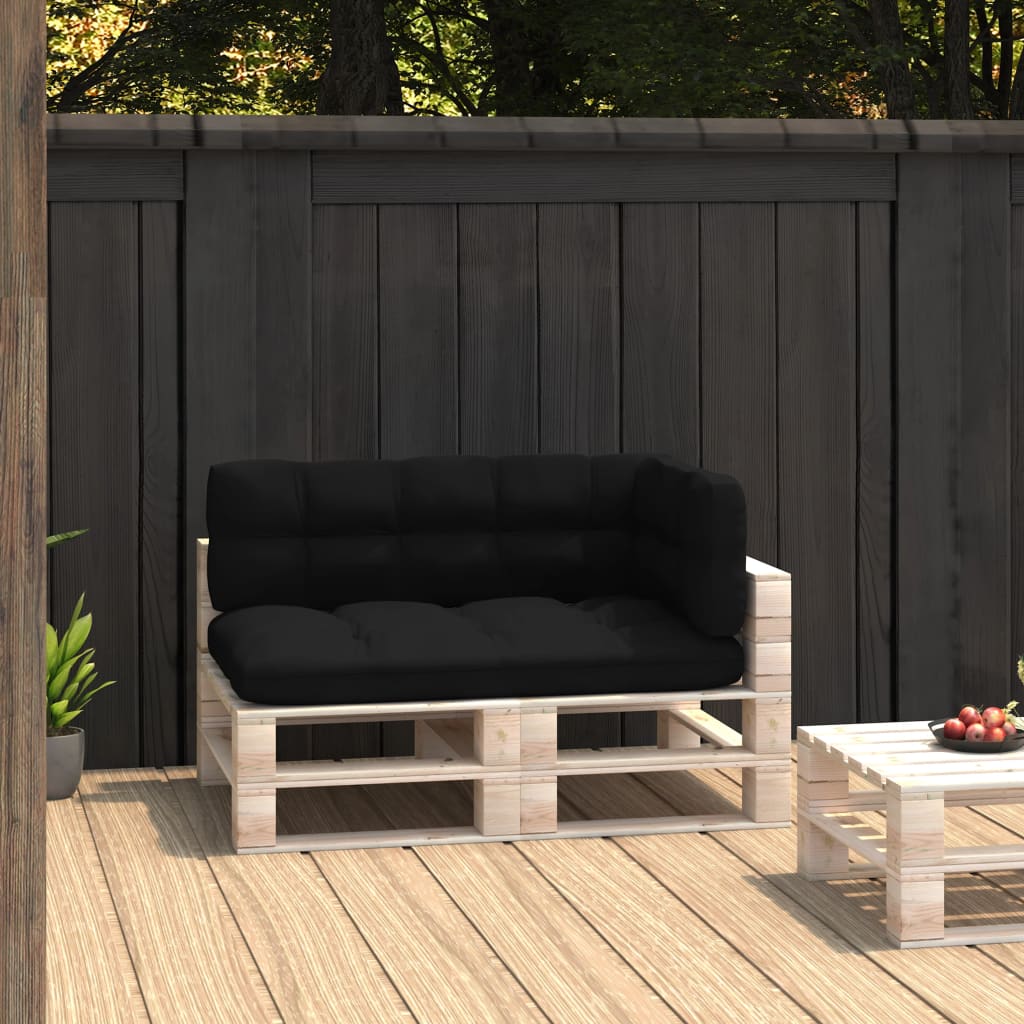 vidaXL Chair Cushion 3 Pcs Water Repellent Outdoor Cushion Sofa Pad Fabric-6