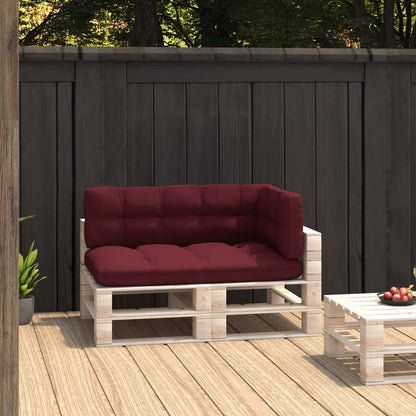 vidaXL Chair Cushion 3 Pcs Water Repellent Outdoor Cushion Sofa Pad Fabric-12