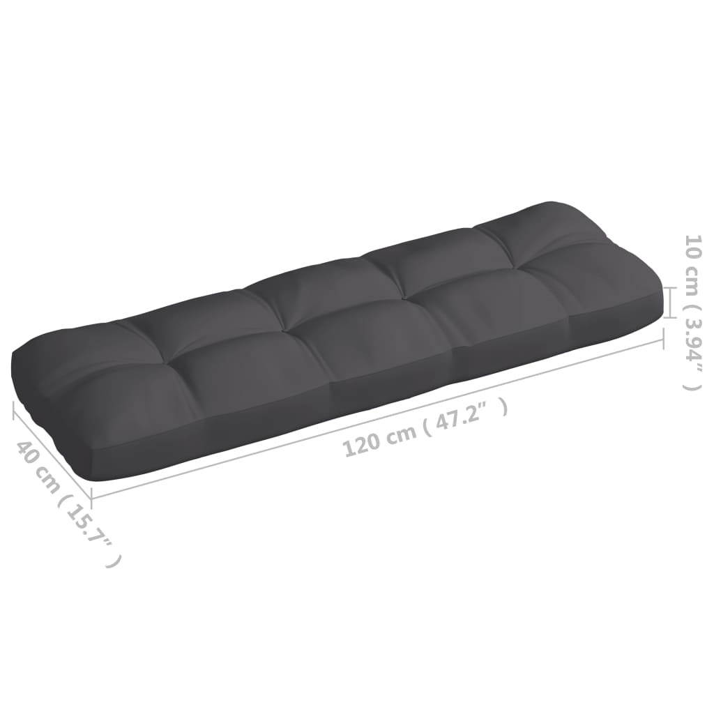 vidaXL Pallet Cushion 7 Pcs Floor Cushion Seat Pad Cushion for Sofa Couch-4