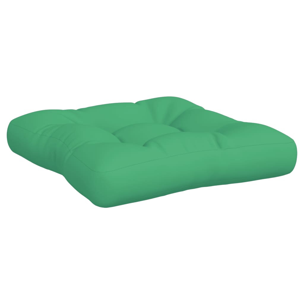 vidaXL Pallet Cushions 3 pcs Green Fabric-4