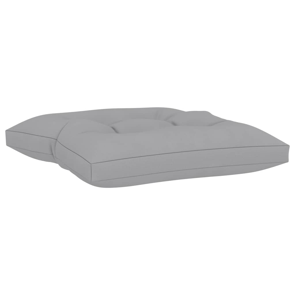 vidaXL Pallet Cushion Gray Fabric-0