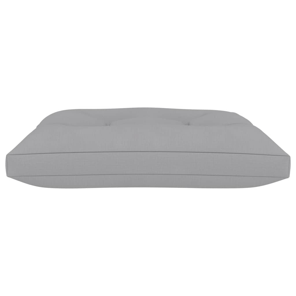 vidaXL Pallet Cushion Gray Fabric-3