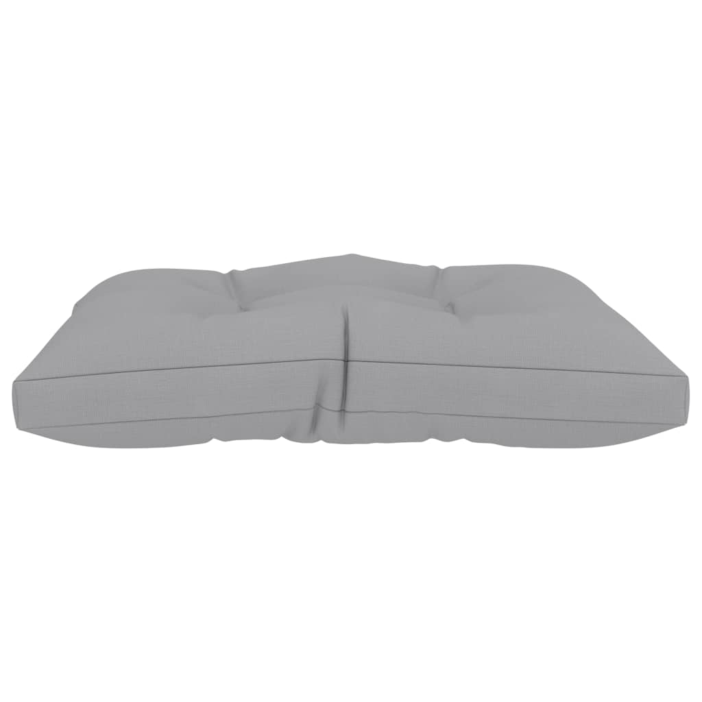 vidaXL Pallet Cushion Gray Fabric-4