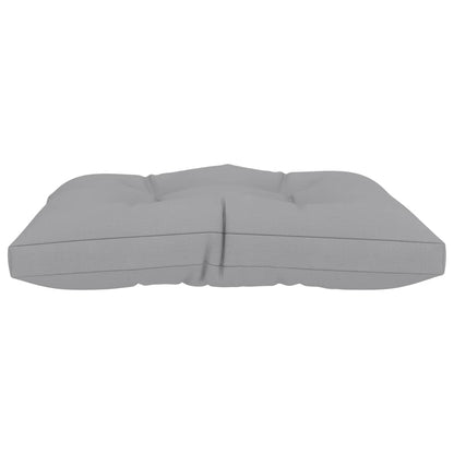 vidaXL Pallet Cushion Gray Fabric-4