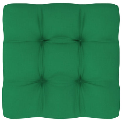 vidaXL Pallet Cushion Green 22.8"x22.8"x3.9" Fabric-1