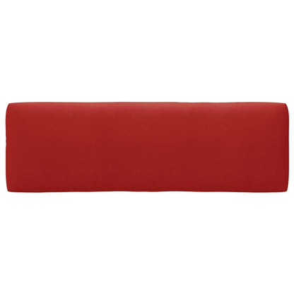 vidaXL Pallet Cushions 3 pcs Red Fabric-2