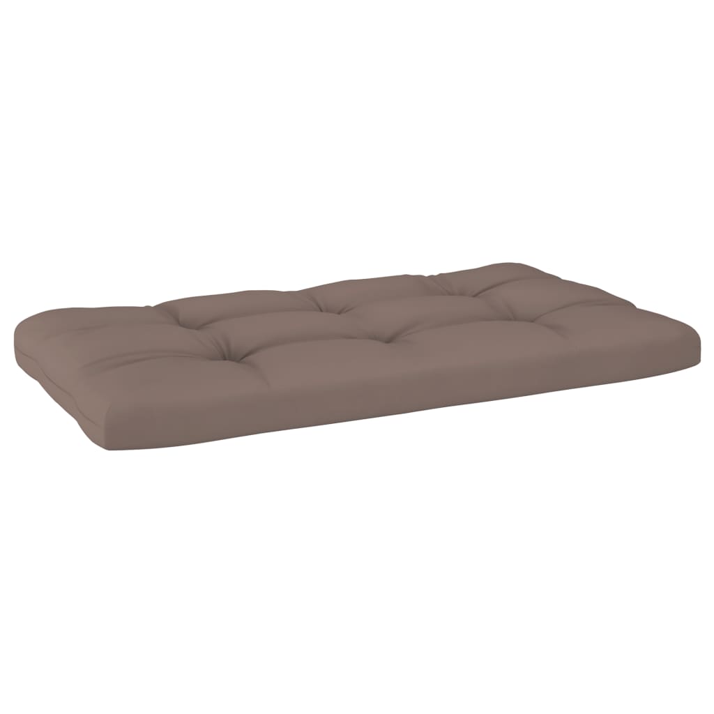 vidaXL Pallet Cushions 3 pcs Taupe Fabric-2