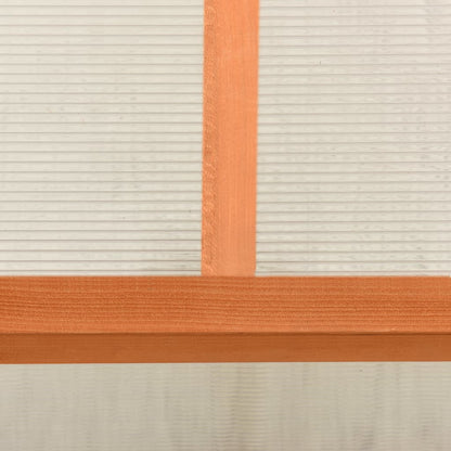 vidaXL Greenhouse Outdoor Grow House Green House for Plant Growing Firwood-2