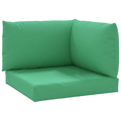 vidaXL Pallet Cushions 3 pcs Green Oxford Fabric-1