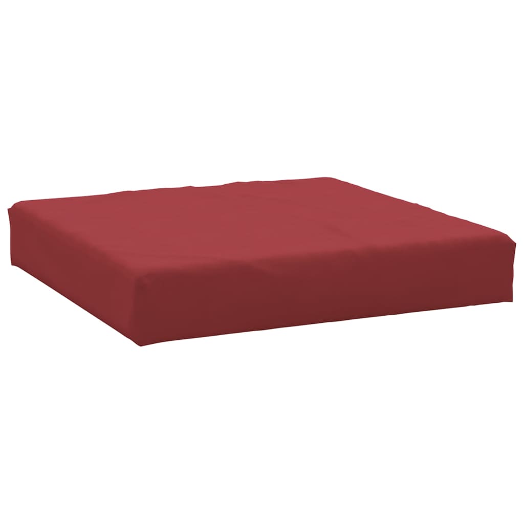 vidaXL Pallet Cushions 3 pcs Wine Red Oxford Fabric-4