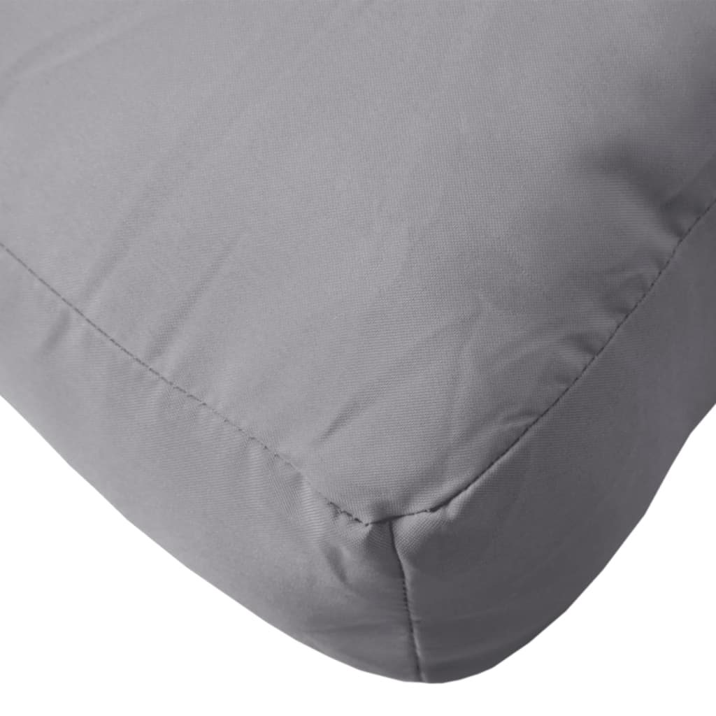 vidaXL Pallet Cushion Gray Oxford Fabric-4