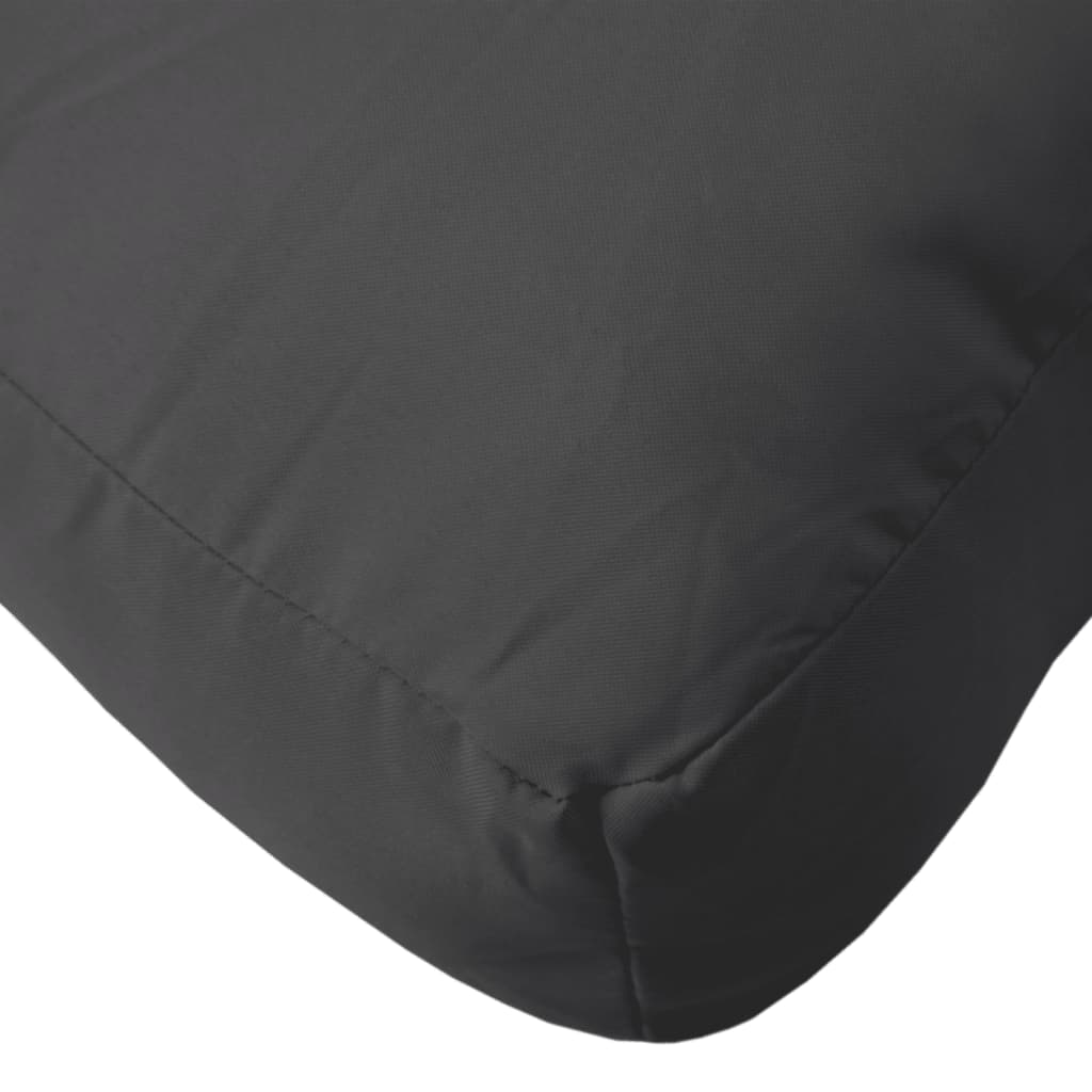 vidaXL Pallet Cushion Black 23.6"x23.6"x3.1" Oxford Fabric-4